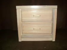 Small, two drawer wooden filing cabinet, excellent condition, slightly used