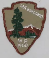 Boy Scouts of America San Gorgonio W.R. 1968 Patch BSA