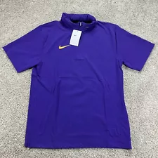 [DV6755-547] Nike Men's SS Woven Football Coach Jacket Purple/Yellow Size Medium