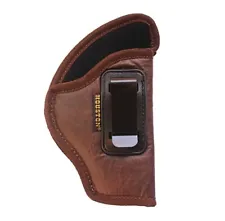 NEW BROWN IWB Soft Leather Holster Houston - You'll Forget It's On! Choose Model