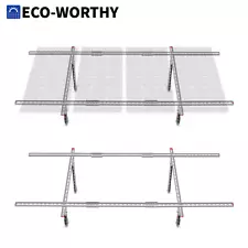 ECO-WORTHY Adjustable Solar Panel Mounting Brackets Kit System for 4PCS Panels