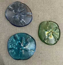 Three Glass Sand dollars