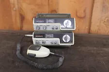 2 Vintage Motorola Mocat 40 Vintage CB Radios