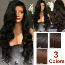 Women Full Wig Brazilian Hollywood Actress Star Human Hair Body Wave Lace Front