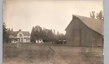 FARM HOUSE & BARN FOR SALE grand meadow mn photo postcard rppc minnesota history