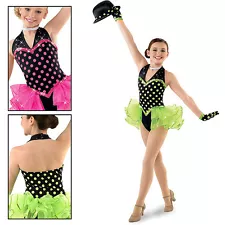 NEW 'World On a String' Jazz Tap Baton Dance Competition Costume Adult Large AL