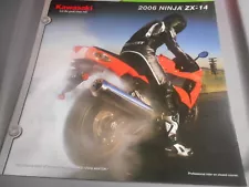 Kawasaki Dealer Sales Features and Specification Chart Brochure 2006 Ninja ZX-14