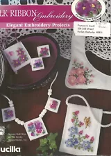 Bucilla Silk Ribbon Embroidery - Elegant Embroidery Projects Vintage