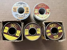 ðºð¸Lot Of Genuine Vintage Kester 44 Rosin Core Spools 4+ Lbs.ðºð¸