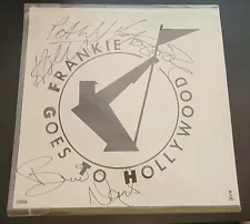 FRANKIE GOES TO HOLLYWOOD FULLY SIGNED WELCOME TO THE PLEASUREDOME ADVERT RARE