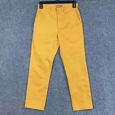 Supreme Men’s 30x30 Chino Work Pants Mustard Yellow