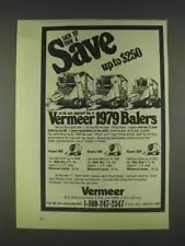 1978 Vermeer Balers Ad - 605F, 504F and 403F