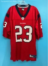 NFL Onfield Houston Texans #23 Adrian Foster Jersey Size Large