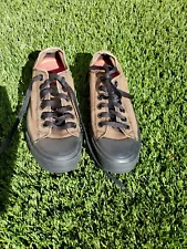 Shoes for Crews Delray Sneakers Women's 6.5 Brown Old School Low Non Slip EUC