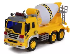 Truck Toy for Kid Cement Mixer With Lights And Sound Friction 1 foot Realistic