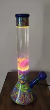 Intertek 2017 LiteMeUp Bong/Water Pipe Lava Lamp 17" Psychedelic Motion Lamp