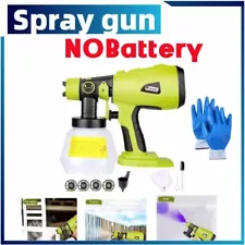 High Pressure Cordless Paint Sprayer for Ryobi Battery Electric HVLP Spray Gun +