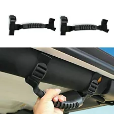 Pair Roll Bar Grab Handles Holder Fit Jeep Wrangler 1987-2024 YJ TJ JK JL JT (For: Jeep)