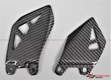 2011-2015 Kawasaki Ninja ZX-10R Heel Plates - 100% Carbon Fiber (For: 2012 Kawasaki)