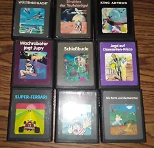 8+ Atari 2600 PAL Quelle German Games Lot 1