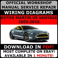 # OFFICIAL WORKSHOP Repair MANUAL for ASTON MARTIN V8 VANTAGE 2005-2016 #