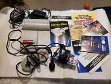 Nintendo NES-101 Top Loader console/ System! Works Great, 1 Owner. Books + More