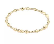 Enewton 14kt Gold-filled Hope Unwritten 4mm Bead Bracelet Jewelry NWT