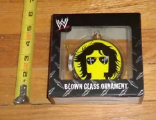 2010 WWF WWE Wrestling John Morrison Christmas Ornament Blown Glass TNA Impact