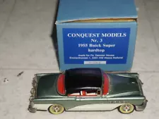 Conquest NR. 3 1955 Buick Super Hardtop Metal Car 1/43 Scale Three Tone w/Box