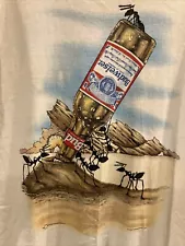 Vintage 90s Budweiser Ant This Buds For You Graphic Shirt Men's Large 22x31