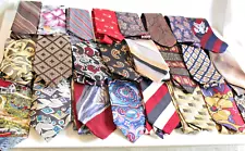 Estate Sale Lot 24 Men's Neckties - Many Silk - Some Vintage - Joe Boxer More