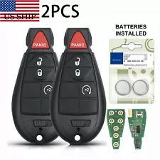 2Pcs For 2009 2010 2011 2012 Dodge Ram 1500 2500 3500 Remote Car Key Fob Keyfob