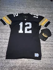 Vtg NFL Pittsburgh Steelers Terry Bradshaw Jersey XXL Gerry Cosby Rare + Hat