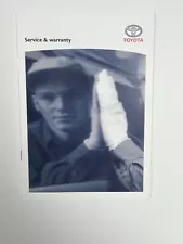 Toyota Service History Book Blank For All Models