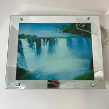 Motion Image Lamp 13X16 Moving Waterfall Picture Light w/ Sound Works Motion