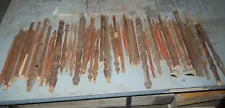 46 Assorted Vintage Antique Turned Wooden Chair Spindles From Salvaged Furniture