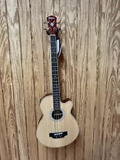 Washburn AB5 Cutaway Acoustic Electric Bass Guitar