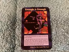 Steve Jackson LIMITED Illuminati INWO New World Order Trump “Enough” card