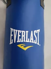 Everlast Punching Bag Heavy Blue 25" Hanging Hardware