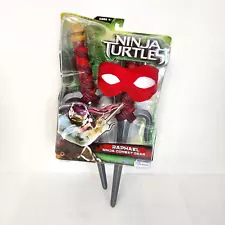 Raphael Ninja Combat Gear TMNT Playmates Toys #92904 Sais & Mask 2014 NEW SEALED