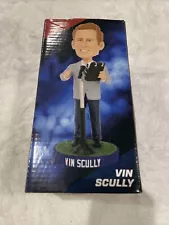 Vin Scully LA Dodgers 2013 Bobblehead Talking Into Microphone SGA