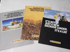 Caterpillar Fork Lift Trucks & Backhoe Sales Brochures