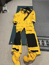 MUSTO Ocean HPX Performance Gore-Tex DRY SUIT Yellow Sailing SURVIVAL Size L