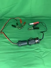 SCHUMACHER 12V Battery To Cigarette Lighter Adapter Clamp Clip Car Sockets (2)
