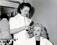 HAIRDRESSER MARILYN MONROE'S HAIR BEAUTY SALON PARLOR HAIRCUT 8X10 PHOTO PINUP