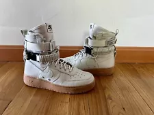 NIKE SF AF1 BONE GUM Special Forces Air Force 1 Women’s 8.5 Sz High Tops