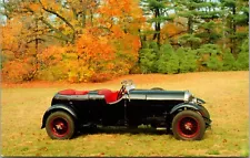 1924 Bentley 3 Litre Sport Touring Auto Classic Car Postcard