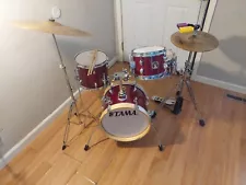 tama club jam flyer Drum Set With Cymbals And Stands