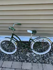 ORIGINAL SCHWINN 20" BANTAM BICYCLE RARE GREEN COLOR