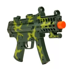 Kids Military Pretend Play Camo Toy Hand Gun Pistol With Sound Lights Vibrations